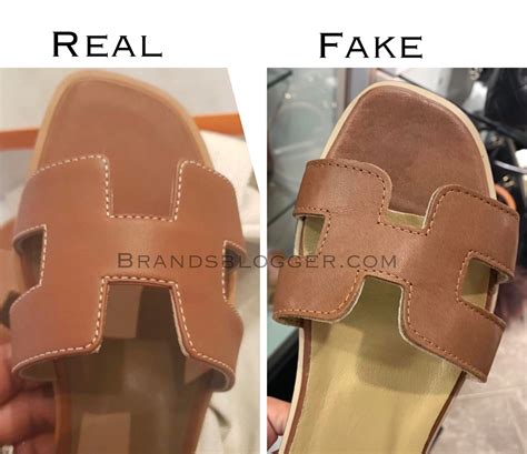 how to spot a fake hermes oran sandals|are oran sandals genuine.